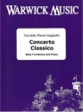 Corrado Maria Saglietti, Concerto Classico Bassposaune und Klavier Buch