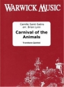 Camille Saint-Saens, Carnival of the Animals Trombone Quintet Partitur + Stimmen