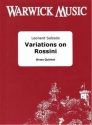 Leonard Salzedo, Variations and Fugue on a Theme of Rossini Blechblserquintett Partitur + Stimmen