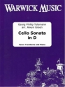 Georg Philipp Telemann, Cello Sonata in D Posaune Buch