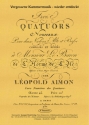 Aimon, Leopold 3 Streichquartette (mit 5 Seiten Pariser Subskribente 2 Vl, Va, 2Vc 4 Stimmen
