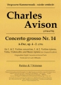 Concerto grosso A-Dur Vl1conc., Vl1rip., Vl2 conc., Vl2 rip., Va, Vc, Basso Partitur + 7 S