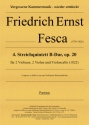 Streichquintett Nr.4 B-Dur op.20 fr 2Violinen, 2 Violas und Violoncello Partitur