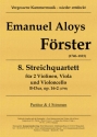Frster, Emanuel Aloys Streichquartett B-Dur 2 Vl, Va, Vc Partitur + Sti
