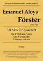 Frster, Emanuel Aloys Streichquartett C-Dur 2 Vl, Va, Vc nur Partitur