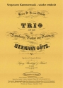 Trio g-Moll op.1 fr Violine, Violoncello und Klavier Klavierpartitur und Stimmen