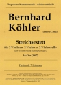 Khler, Bernhard Streichsextett As-Dur 2 Vl, 2 Va, 2 Vc oder Vc+Kb (Arr.) Partitur + 7 Sti