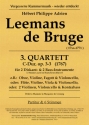 Leemans de Bruge, Hbert Philippe A. Streichquartett C-Dur 2Vl, Vc, Kb oder 2Vl, Va, Basso Partitur + 6 Sti