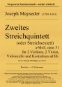 Quintett (Sextett) a-Moll Nr.2 op.51 fr 2 Violinen, 2 Violen und Violoncello (Kontrabass ad lib) Partitur und Stimmen