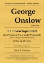 Streichquintett G-Dur fr 2 Violinen, Viola udn 2 Violoncelli Partitur und Stimmen