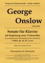 Sonate c-Moll Nr.2 op.16,2 fr Violoncello und Klavier fr Viola und Klavier Partitur und Stimme