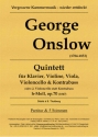 Quintett h-Moll fr Klavier, Violine, Viola, Violoncello und Kontraba9 (Vc) Partitur und 6 Stimmen