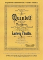 Quintett Es-Dur op.20 für Violine, Viola, Violoncello und Klavier Stimmen,  Faksimile