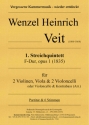 Veit, Wenzel Heinrich Streichquintett F-Dur 2Vl, Va, 2Vc  oder  Vc+Kb (Arr.) Partitur + 6 Sti