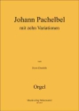 Ebenhh, Horst Johann Pachelbel Thema und Variationen fr Orgel solo Orgel Noten