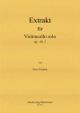 Ebenhh, Horst Extrakt aus dem Violoncellokonzert  fr Violoncello s Violoncello Noten