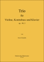 Ebenhh, Horst 3. Trio fr Violine, Kontrabass und Klavier Op.88, 2 2 Streicher und Klavier Partitur & Stimmen