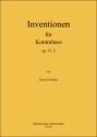 Inventionen op.27,2 fr Kontrabass