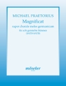 Magnificat 8st gemischter Chor Chorpartitur Aus Megalynodia Sionia. SATB+SATB