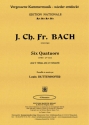 Bach (Bckeburg), Johann Christ. Streichquartette Es, B, A-Dur op. 1, Nr. 1-3