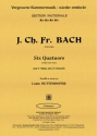 Bach (Bckeburg), Johann Christ. Streichquartette D, G, F-Dur op. 1, Nr. 4-6