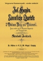 Haydn, Josef Sechs Streichquartette op. 9, C, Es, G, d, B, A op. 9