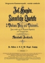 Haydn, Josef Sechs Streichquartette op. 17, E, F, Es, c, G, D op. 17