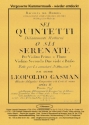 6 Streichquintette Es, G, F, Es, E, F-Dur op.2 (oder op.11) fr 2 Violinen (Vl/Fl), 2 Violen und Violoncello Stimmen