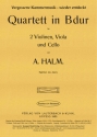 Halm, August Streichquartett B-Dur