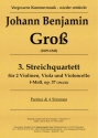 Gross, Johann Benjamin Streichquartett f-Moll op. 37