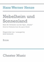 Hans Werner Henze: Nebelheim Und Sonnenland (Full Score) Orchestra Score