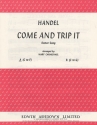 G.F. Handel: Come And Trip It In A Minor Medium Voice, Piano Accompaniment Instrumental Work