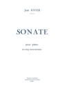Jean Rivier: Sonate Piano Printed to Order