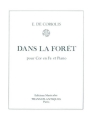 Emmanuel De Coriolis: Dans La Fort Cor Anglais, Piano Accompaniment Printed to Order