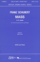 Franz Schubert Mass in G Major SATB Chorpartitur