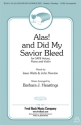 Alas And Did My Savior Bleed SATB Chorpartitur