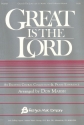 Great Is The Lord Vocal Buch