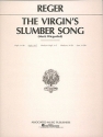 Max Reger, Virgin's Slumber Song - medium voice Medium High Voice and Piano Buch