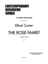 Elliott Carter, Rose Family Vocal and Piano Buch