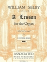 William Selby, Lesson For The Organ Orgel Buch