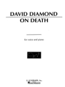 David Diamond, On Death Vocal and Piano Buch