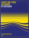 Fred Begun, Twenty One Etudes for Timpani Timpani Buch