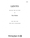 Paul Holmes, Lento Tuba und Klavier Buch