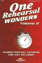 One Rehearsal Wonders - Volume 2 SATB Buch