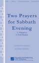 Joshua Fishbein, Two Prayers for Sabbath Evening SATB and solo and keyboard Chorpartitur