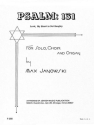 Max Janowski, Psalm 131 SATB Chorpartitur
