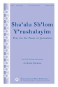 David Shukiar, Sha'alu Sh'lom Y'rushalayim SATB Chorpartitur