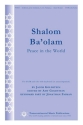 Jacob Goldstein, Shalom Ba'olam SATB Chorpartitur