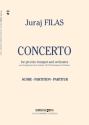 Juraj Filas, Concerto Piccolo Trumpet and Orchestra Partitur
