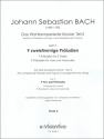 Bach, Johann Sebastian, Wohltemperiertes Klavier Teil 2, Heft 7: Zweis fr Bratsche solo Viola 2  (mit Partnerstimme in Kleindruck)